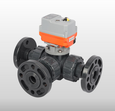 3 Way Flange Ball Valve