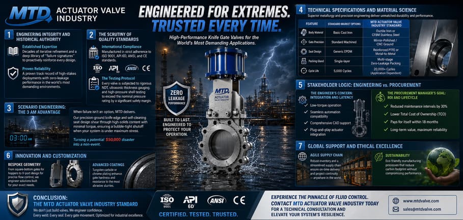 The Architect’s Guide to Selecting a Knife Gate Valve Manufacturing Partner
