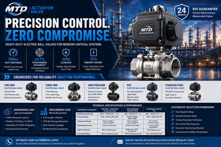 Mastering Flow Automation: The Definitive Industrial Guide to Electric Ball Valves